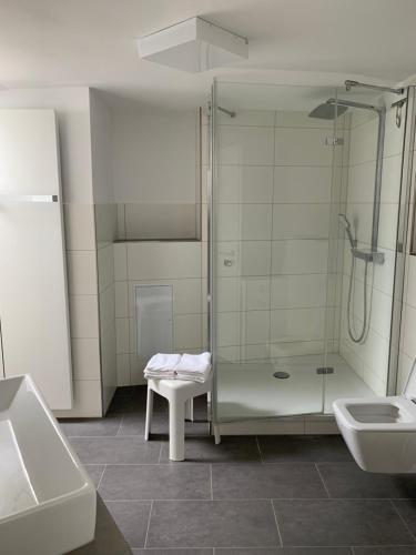 Bathroom, Zum Binnenschiffer Tangermunde in Tangermunde
