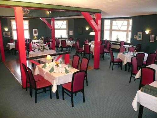 餐廳, 貝爾維尤膳食公寓 (Hotel Pension Bellevue) in 巴特多貝蘭