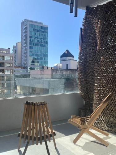 Balcony/terrace, Nunez Minimal Apartment Premium Wifi 500 Mb in Nuñez