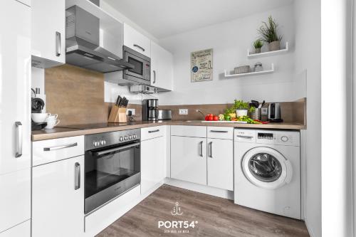 מטבח, Ferienwohnung Idefix Olpenitz in אולפניטז