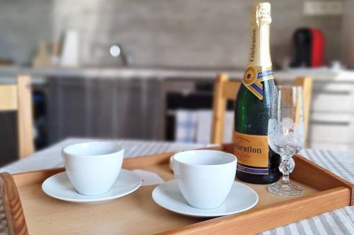 Kitchen, Apartman H&H na Vysocine in Stritez