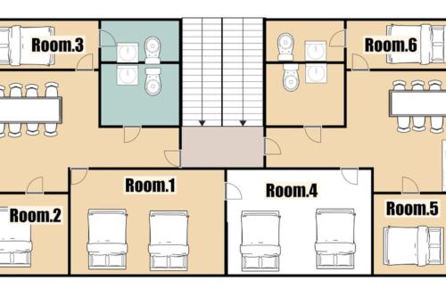 3-Gu&Anne house Hongdae 6room & 4bath House, Soul (fotografie 3)