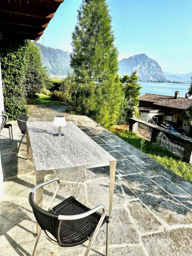 Ferienwohnung Il Sogno mit privatem Seeanstoss in Riva San Vitale-Lugano