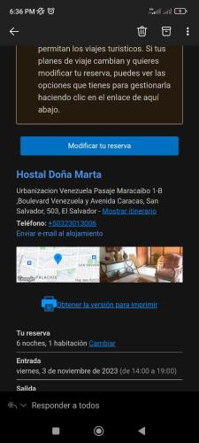 Hostal doña marta