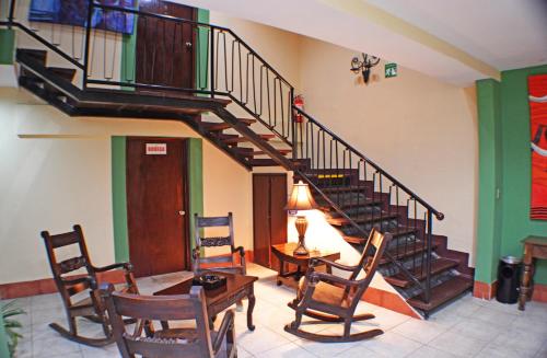 Lobby, Hotel Plaza Cosiguina in Chinandega