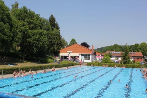 Swimming pool, Dachgefluster in Gersheim