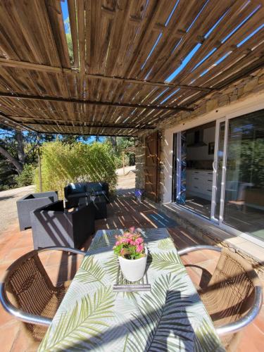 Studio dans maisonnette en pierre 2