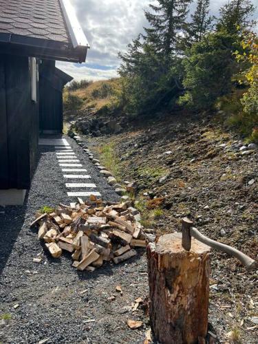 Høyfjellshytte i Valdres med panoramautsikt