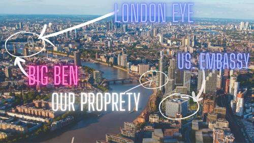 Central LONDON 2 Bedroom US EMBASSY London Eye and Riverside view panoramic balcony, London (Foto 4)