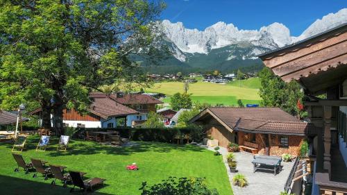 花園, Gastehaus Brantlhof Zimmer und Ferienwohnungen in Going am Wilden Kaiser in 凱撒山麓戈英
