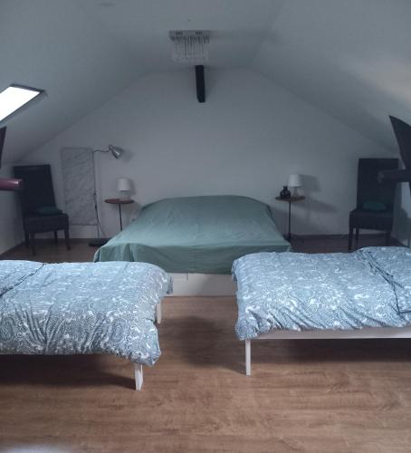 Bed, Appartement fur 4 Personen in Nurnberg in Maiach