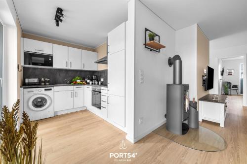 Kitchen, Ferienwohnung Lunas Shelter Olpenitz in Olpenitz