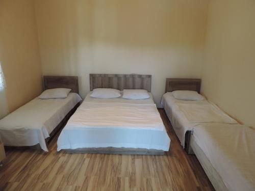 1 double bed, 2 twin beds