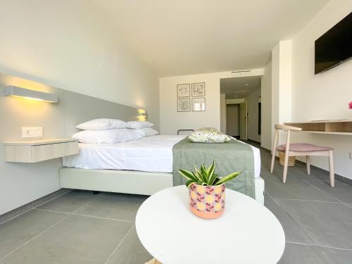 1 double bed