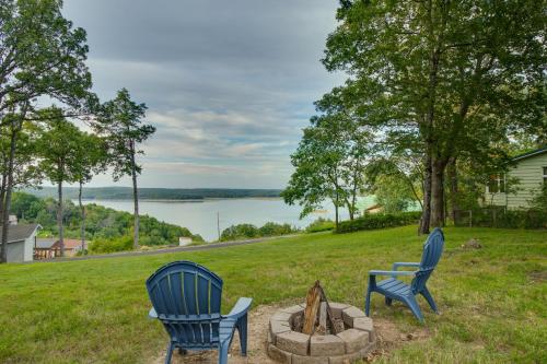 Lake-View Mountain Home Retreat with Fire Pit! in Mountain Home, USA