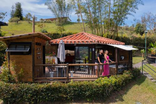 Glamping Cottage Hexagonal view embalse en Guatapé-Desayuno