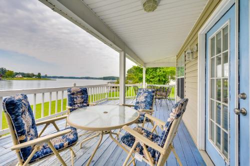 Waterfront Sparta Retreat with Dock, Deck and Grill