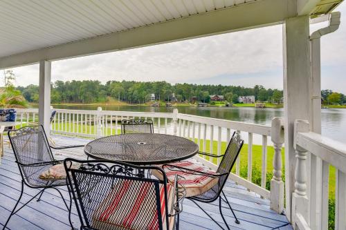 Waterfront Sparta Retreat with Dock, Deck and Grill