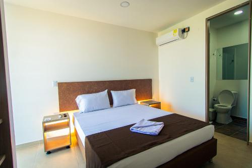 1 double bed