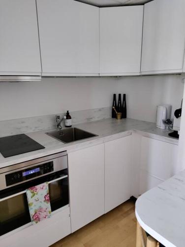 Top-floor studio, near park & sea, great transit in Töölö