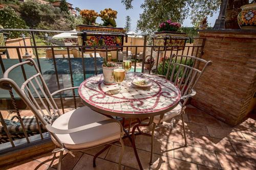 陽台/露台, Villa Alecla - Sea Villa near Taormina in 聖阿萊肖西庫洛