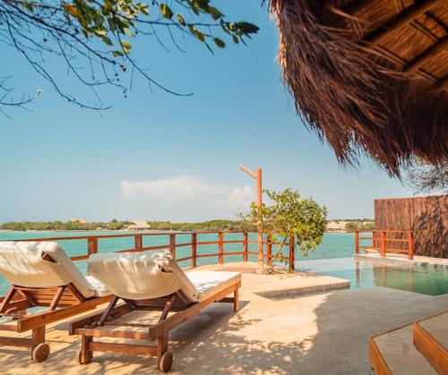 ระเบียง/ชานเรือน, Hotel Las Islas in บารู