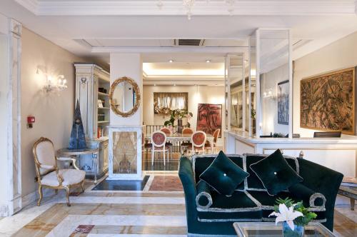 Lobby, Trilussa Palace Hotel Welness in Trastevere