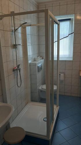 Bathroom, Ferienwohnung Am Waldchen in Johanngeorgenstadt