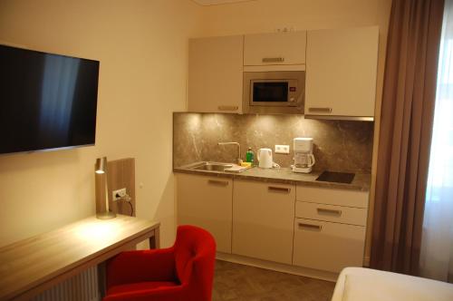 Konyha, Aparthotel Weißenhorn in Weissenhorn