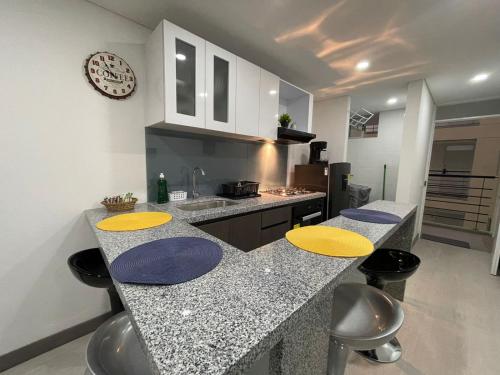 Three-Bedroom Apartment room in Magnifico y Confortable Apartamento Amoblado