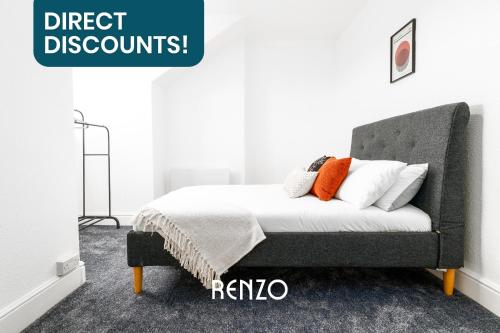 Charming 2-bed Apartment in Nottingham by Renzo, Modern Design, Brilliant Location