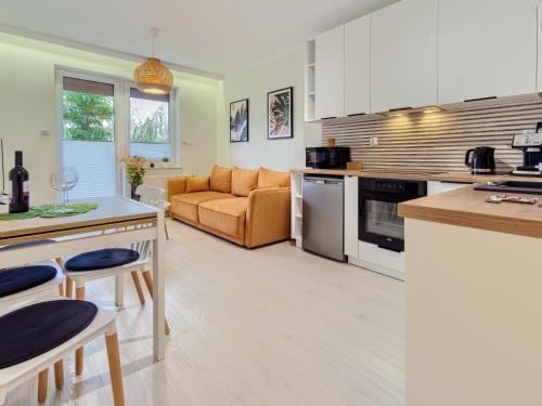 кухня, Tricity Retreat Apartments with Parking - by Rentujemy in Straszyn