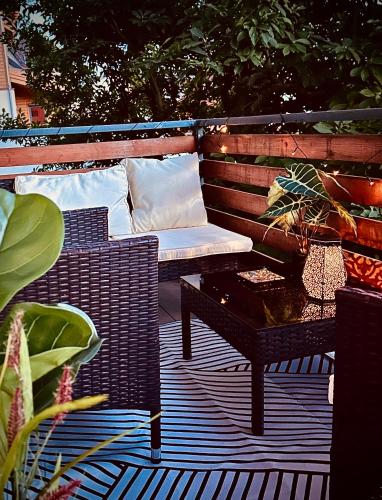 Schöne Terrassenwohnung zwischen Giessen und Marburg in Staufenberg, Deutschland