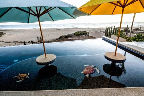 Hacienda "Chic" Oceanfront Beach House in El Pescadero, Mexico