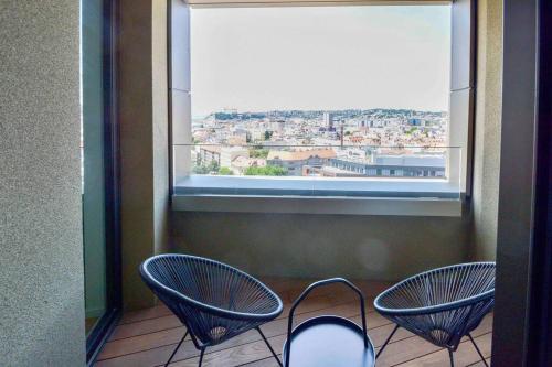 Skypark Luxury apartment with skyline view & free parking, Bratislava (Foto 6)