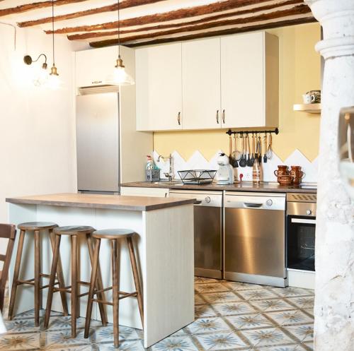 virtuve, Casa Rural Villa Margarita in Dosbariosa
