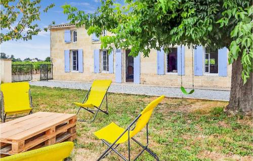 Beautiful Home In S,sulpice-de-faleyrens With 3 Bedrooms