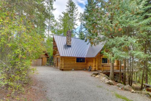 Hand-Crafted Cabin with Whitefish Lake Views!