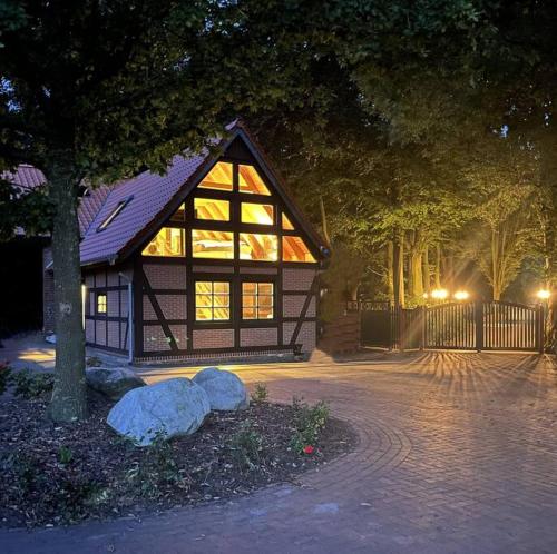 Ferienhaus auf dem Gestüt Lohhof mit wenn gewünscht Kinderreiten