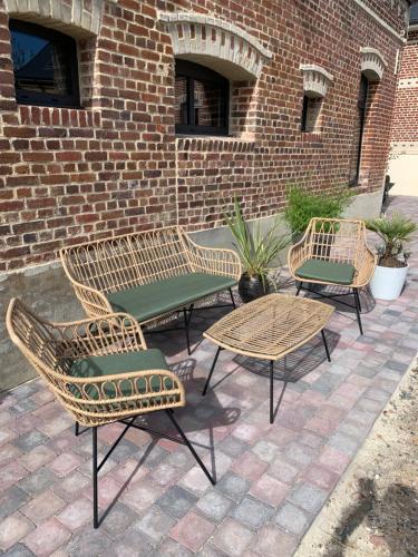 balkon/terras, Gîte 4 étoiles avec SPA privatif (Gite 4 etoiles avec SPA privatif) in Albert