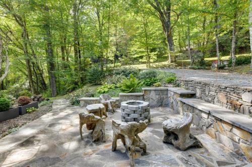 Luxe Blue Ridge Mountain Retreat with Sauna and Creek! - main image