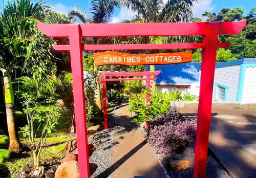 Entrada, Caraïbes Cottage Grenat piscine privée 900m de Grande anse (Caraibes Cottage Grenat piscine privee 900m de Grande anse) in Deshaies