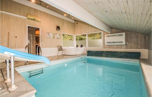 Swimming pool, Amazing Home In Saltum With Sauna, Wifi And Indoor Swimming Pool in Gronhoj