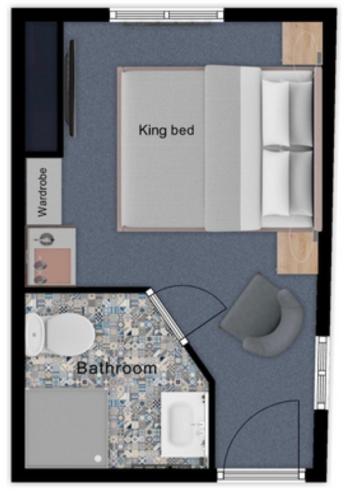 King Room 3 with private bathroom