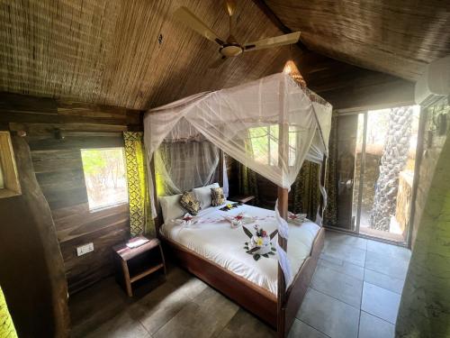 1 double bed