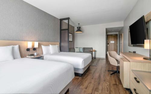 Queen Room with Two Queen Beds, Sofa Bed and Roll-in Shower - Disability Access