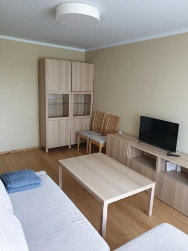 Ruang bersama/area TV, Ozolu apartement in Kandava
