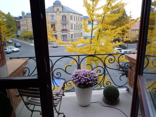Balcony/terrace, Ferienwohnung Villa Fiedler in Radebeul Town Center
