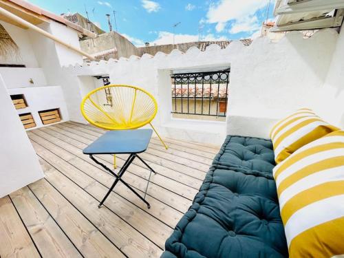 Maison charmante avec terrasse, 2 chambres