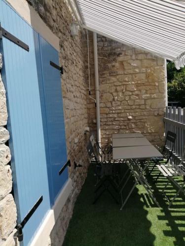 Balkons/terase, Gîte Bin Benaise draps et serviettes compris (Gite Bin Benaise draps et serviettes compris) in Pamproux